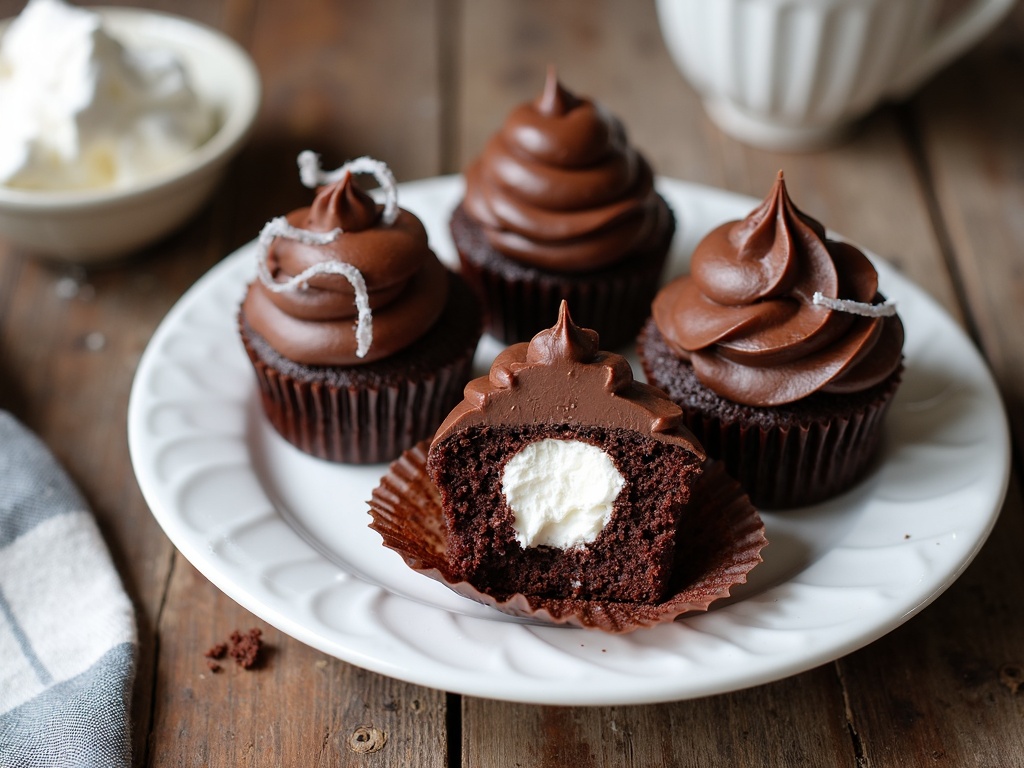 Homemade Hostess Cupcakes