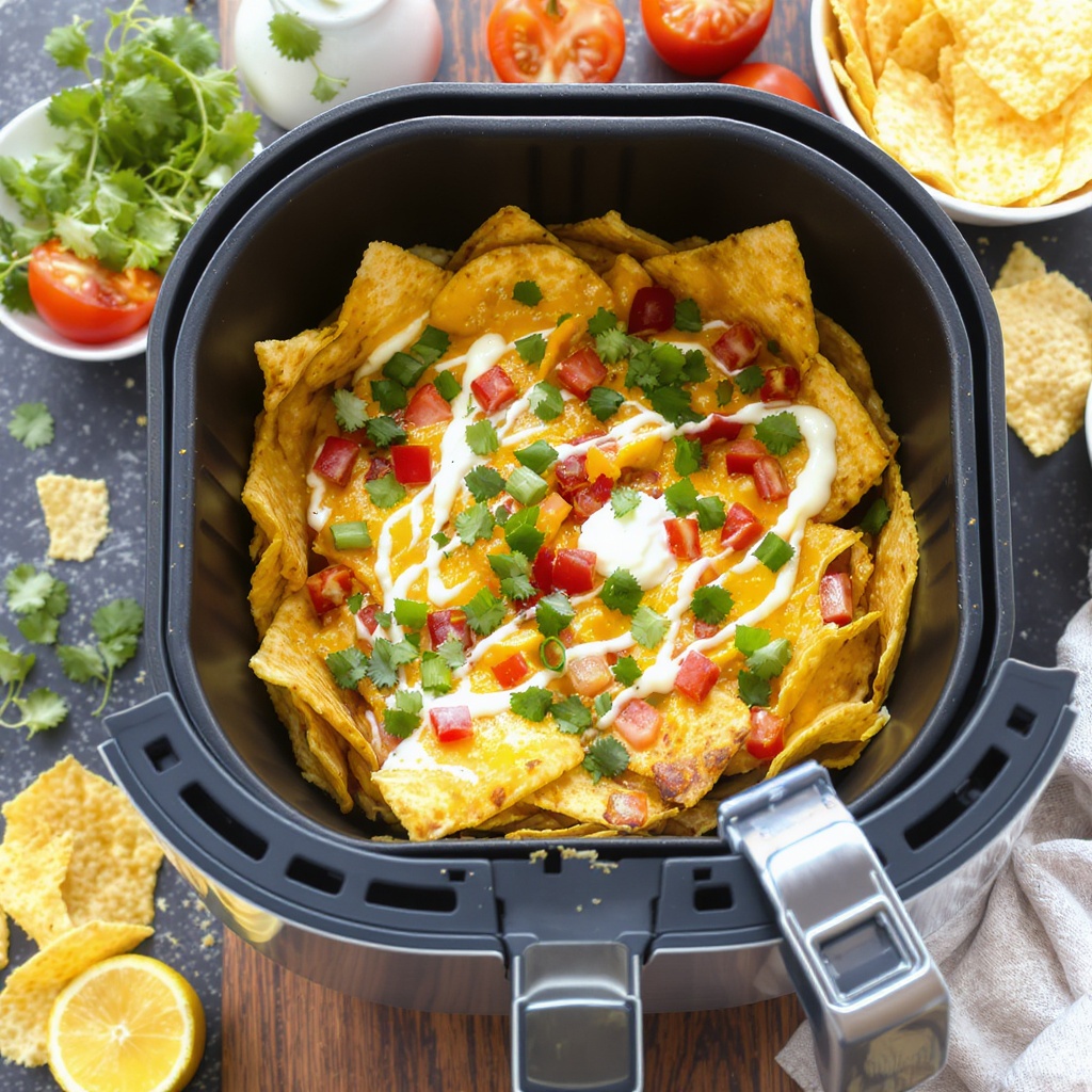 air fryer nachos
