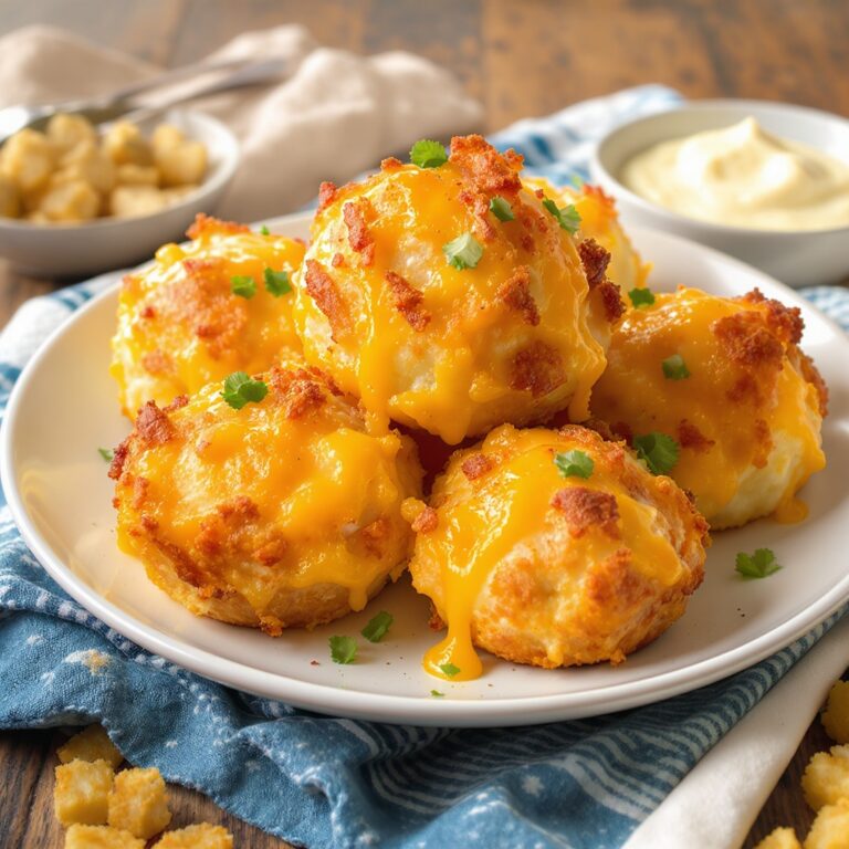 cheesy mashed potato puffs Recipe