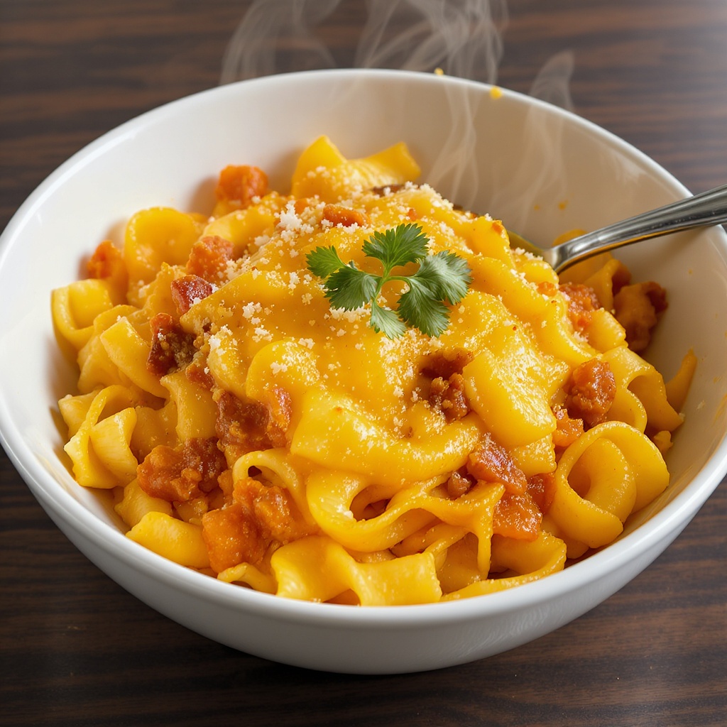 cheesy noodles Recipe