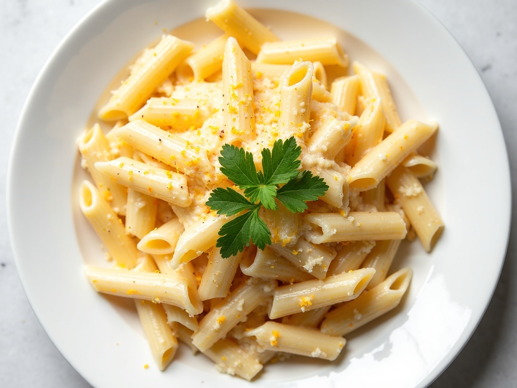 cheesy white sauce pasta