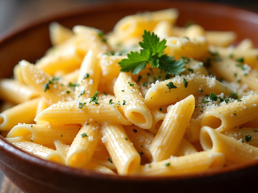 cheesy white sauce pasta