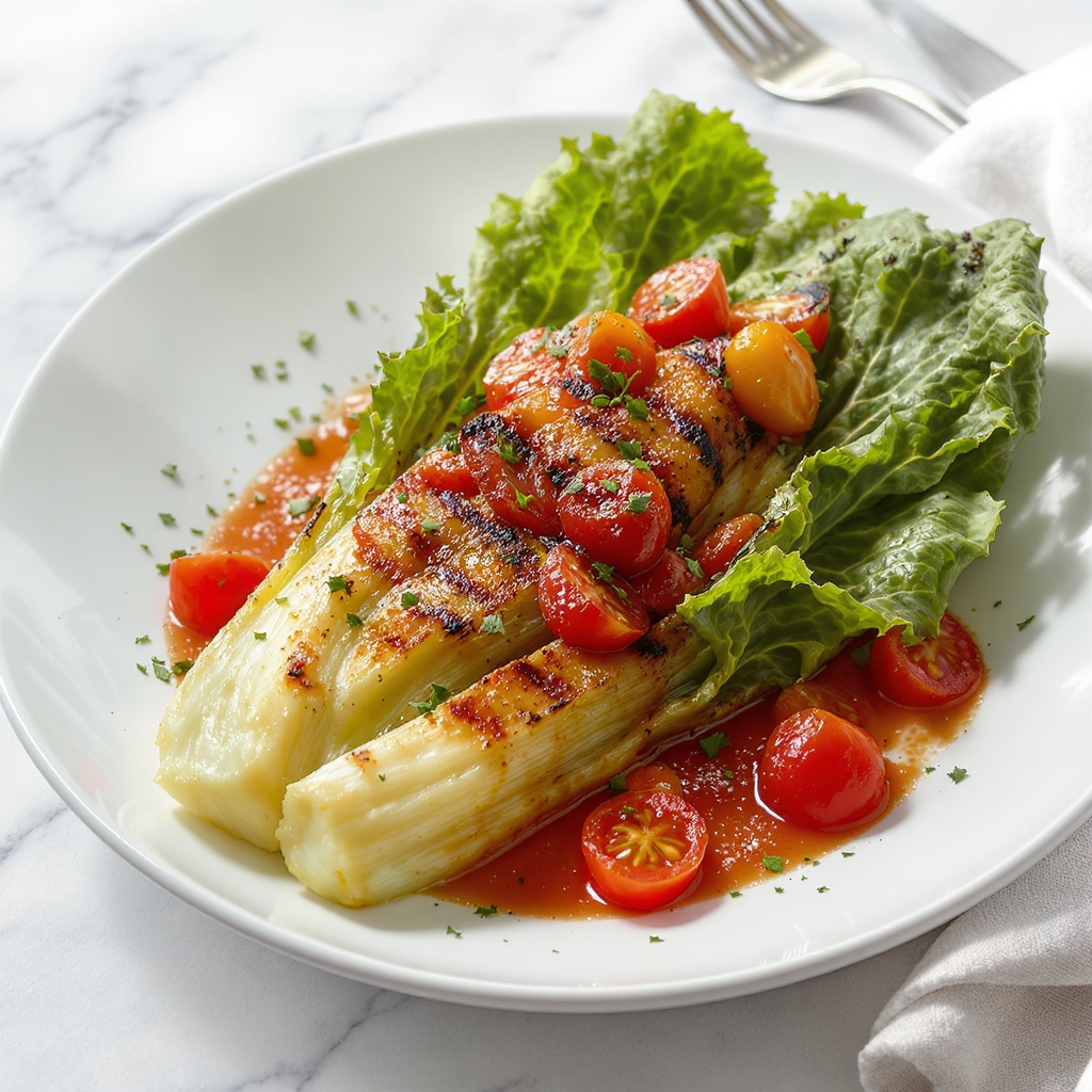 grilled romaine