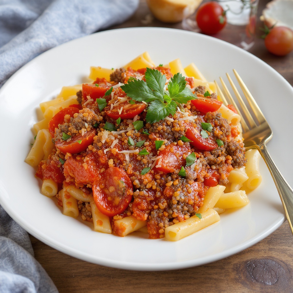 pasta ground beef