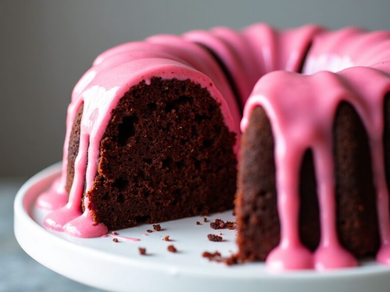Chocolate Beet Cake with Beet-Vanilla Glaze-1
