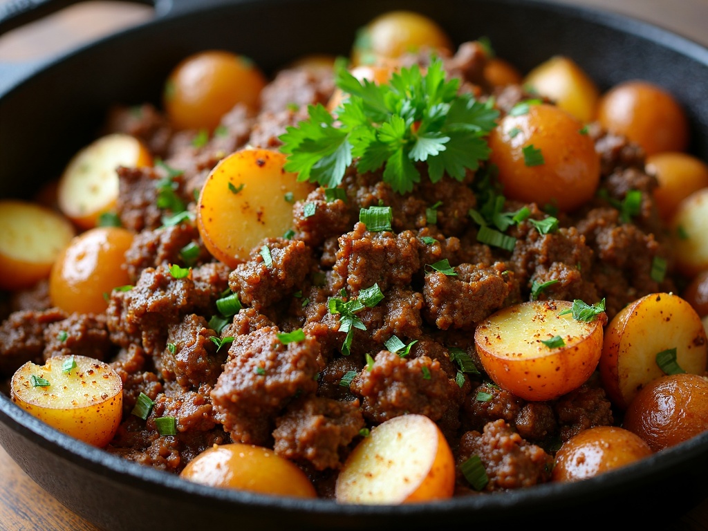 Ground Beef and Potatoes-1