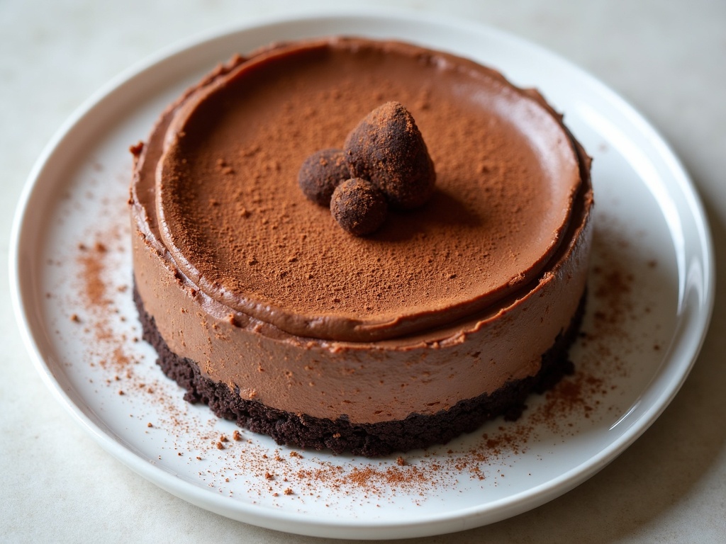 No-Bake Chocolate Cheesecake