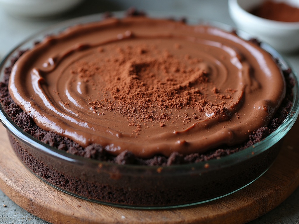 No-Bake Chocolate Cheesecake