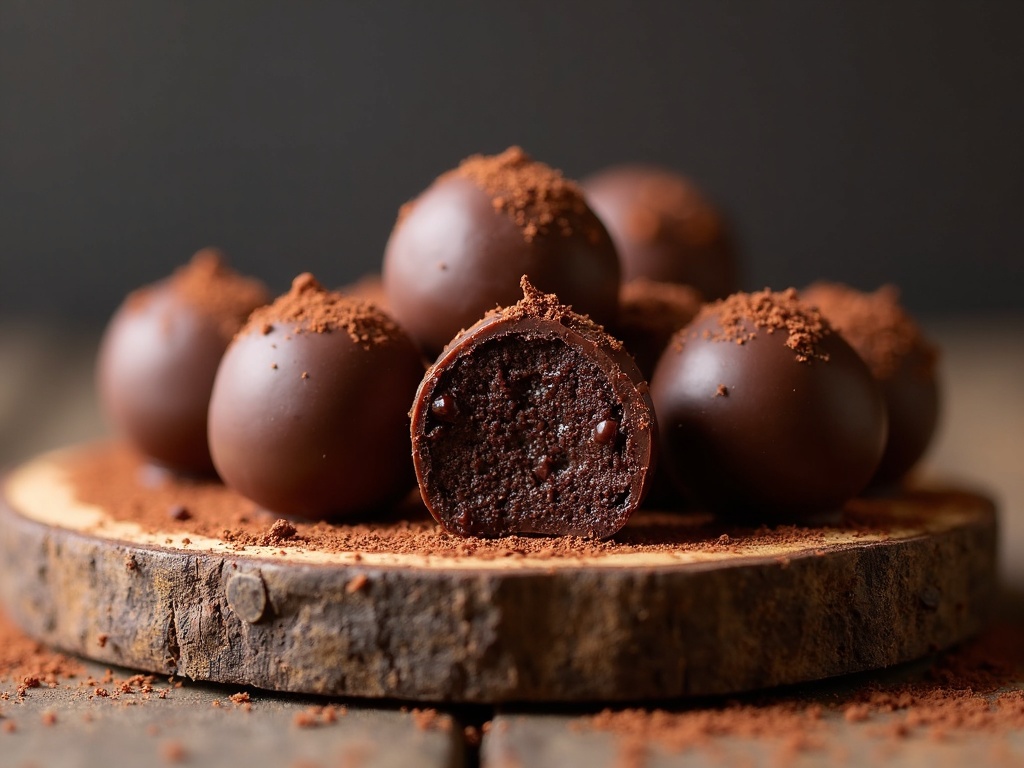 Vegan Cocoa Truffles-1