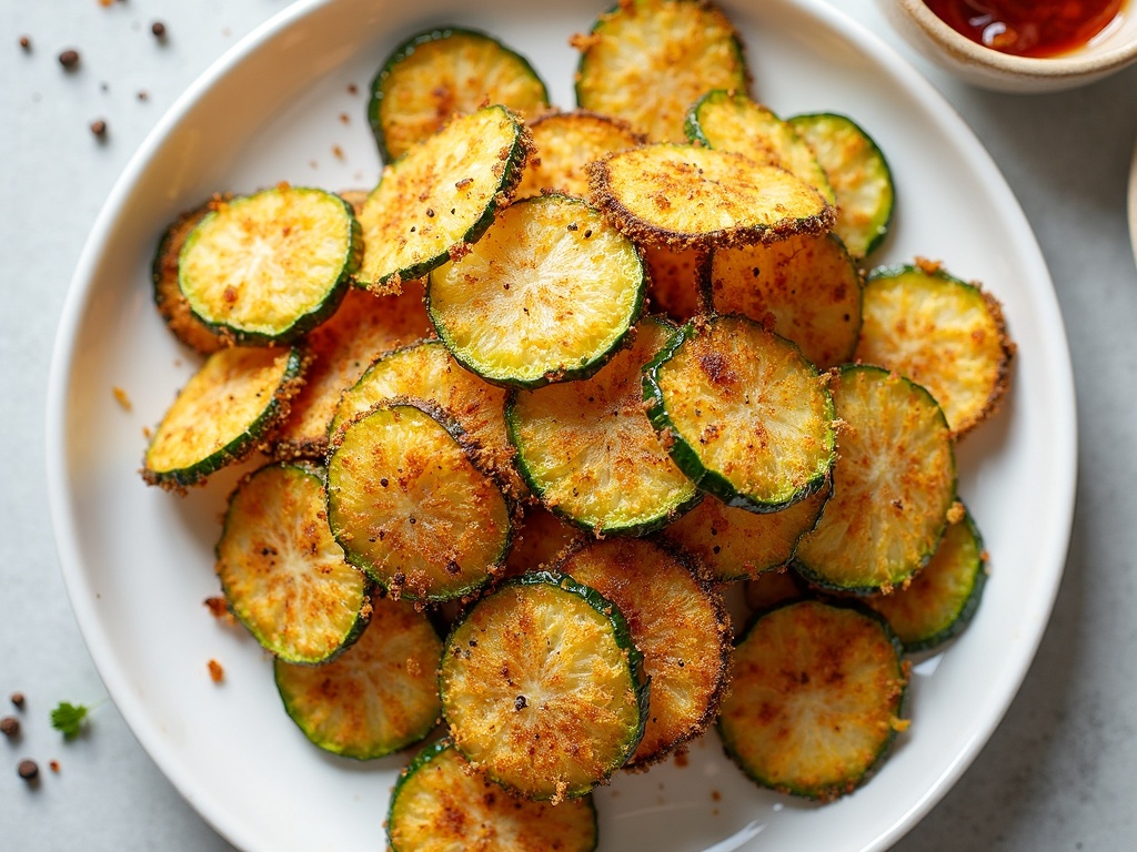 air fryer zucchini chips