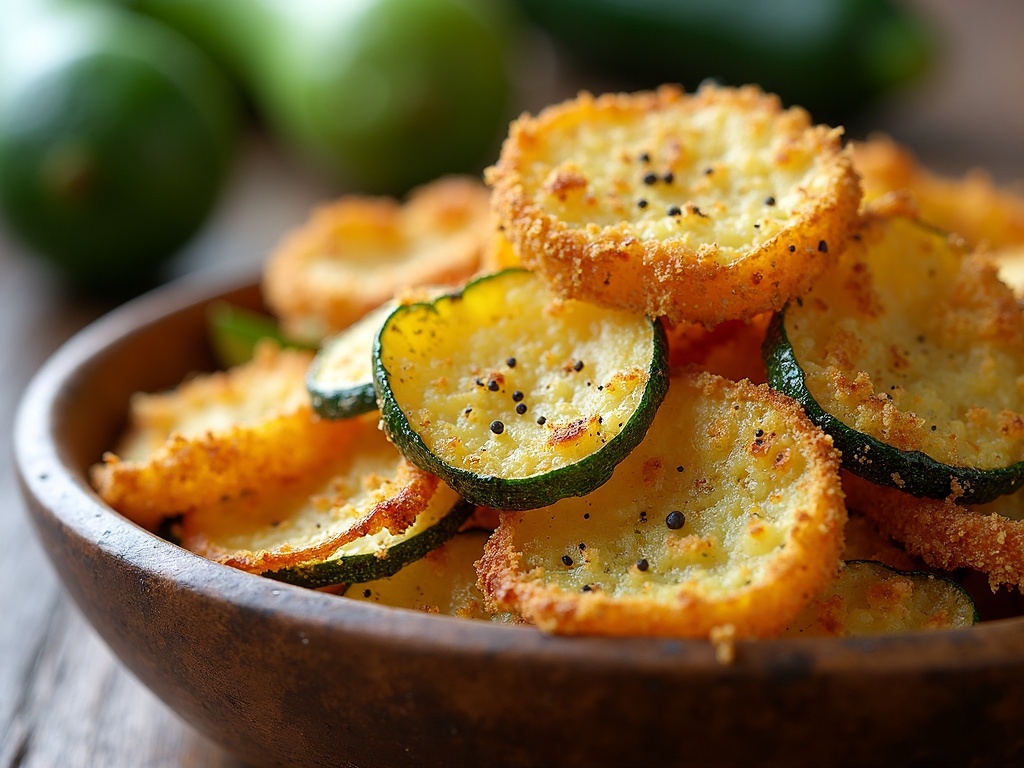 air fryer zucchini chips