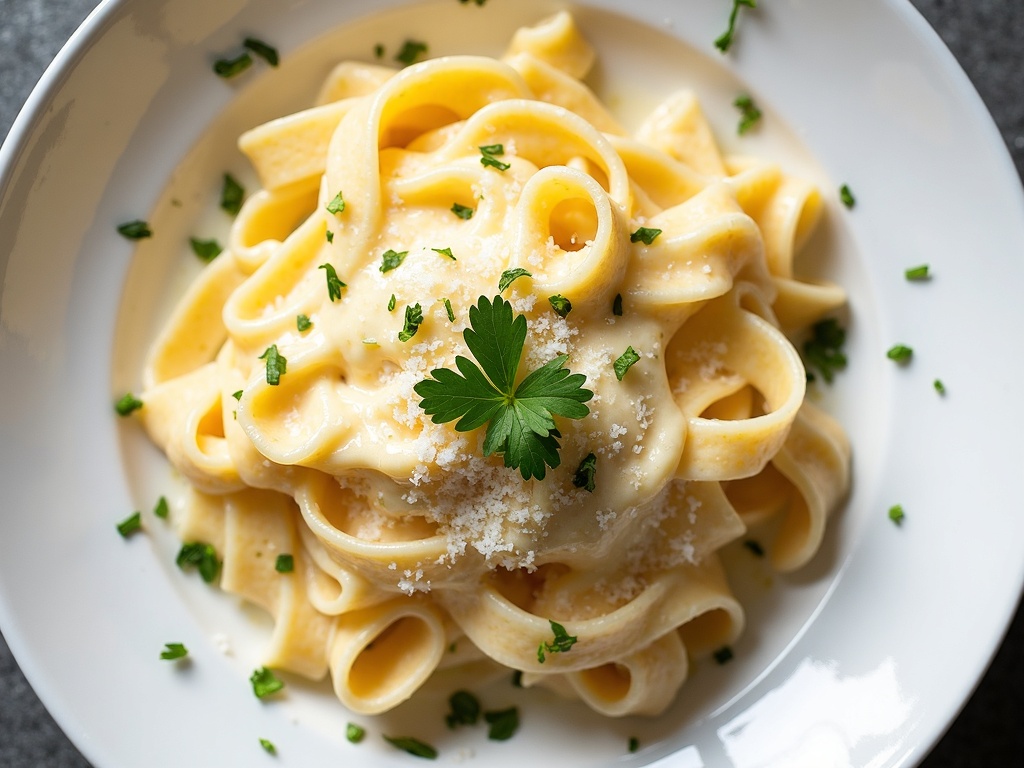 cheesy alfredo pasta