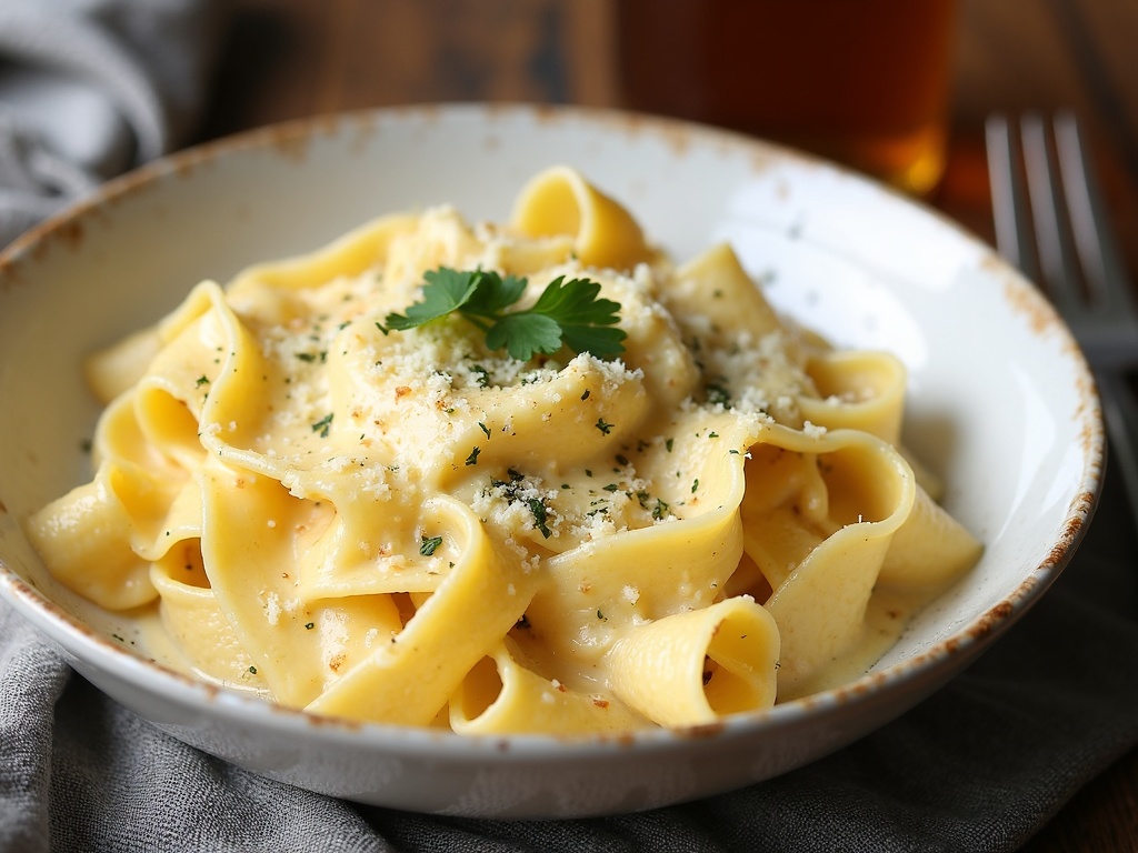 cheesy alfredo pasta