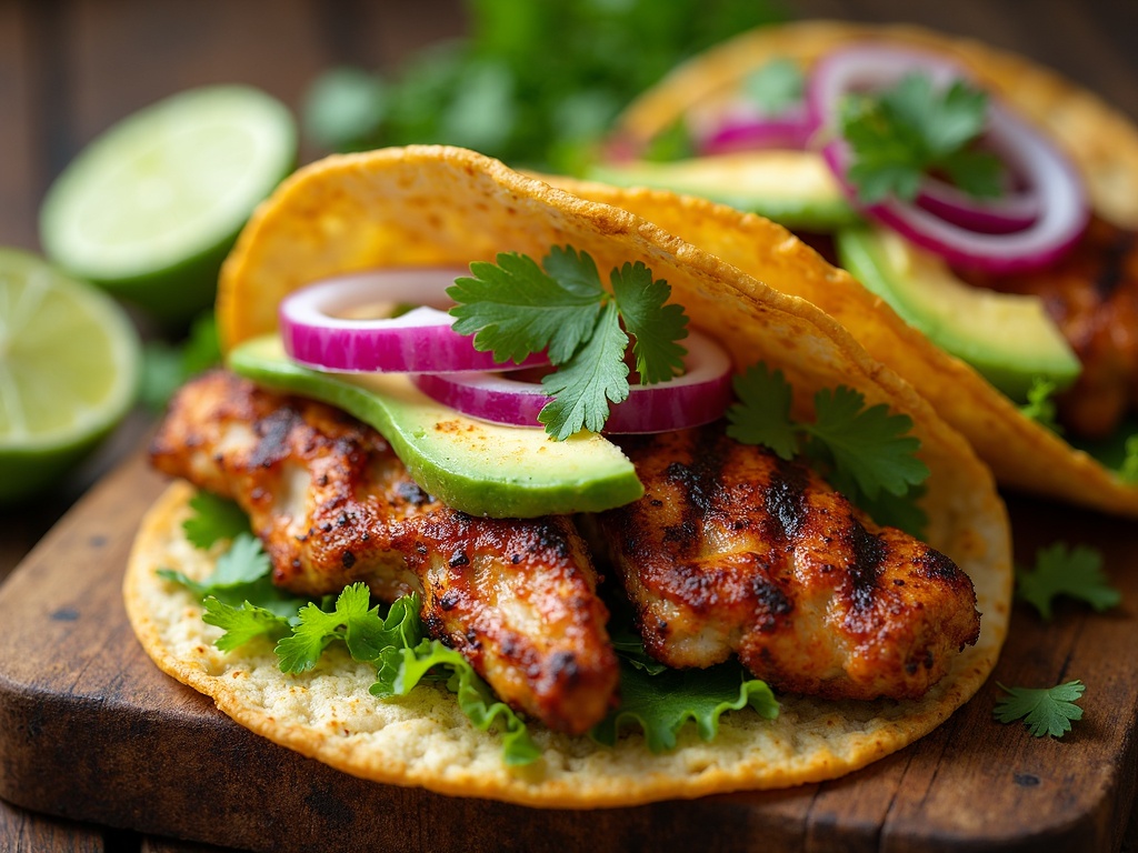 grilled chicken tacos