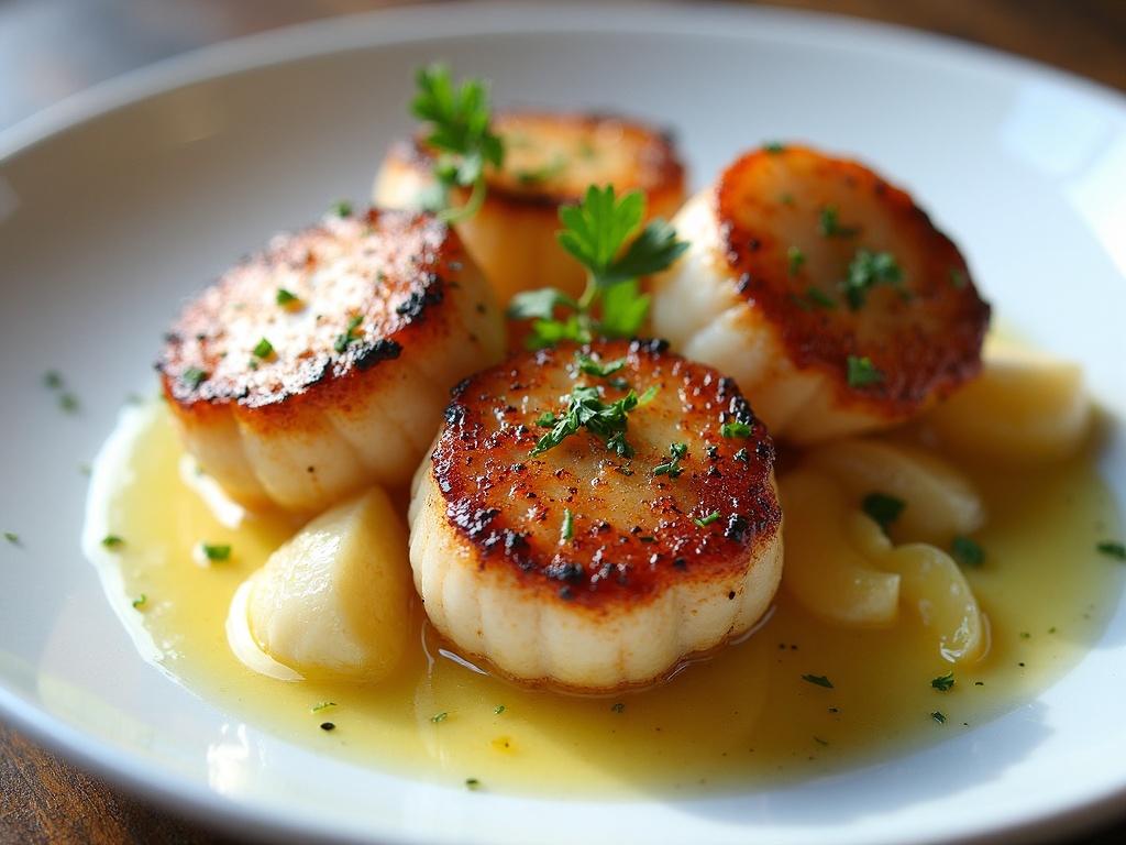 grilled scallops