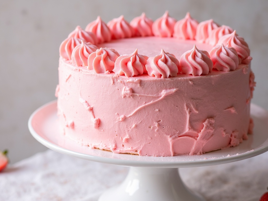 pink cake