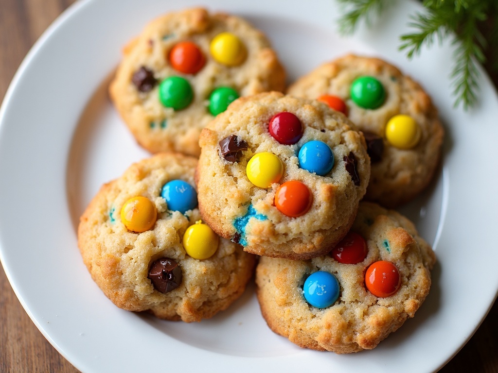 m&m cookies