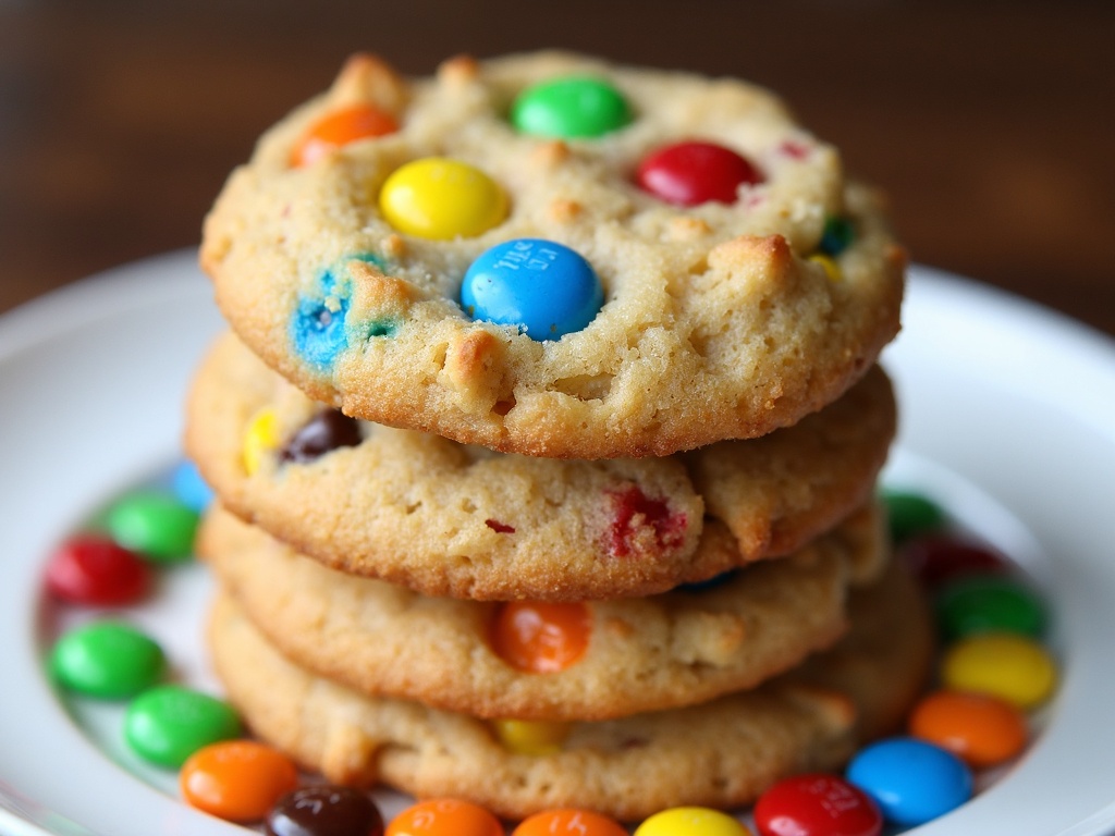 m&m cookies