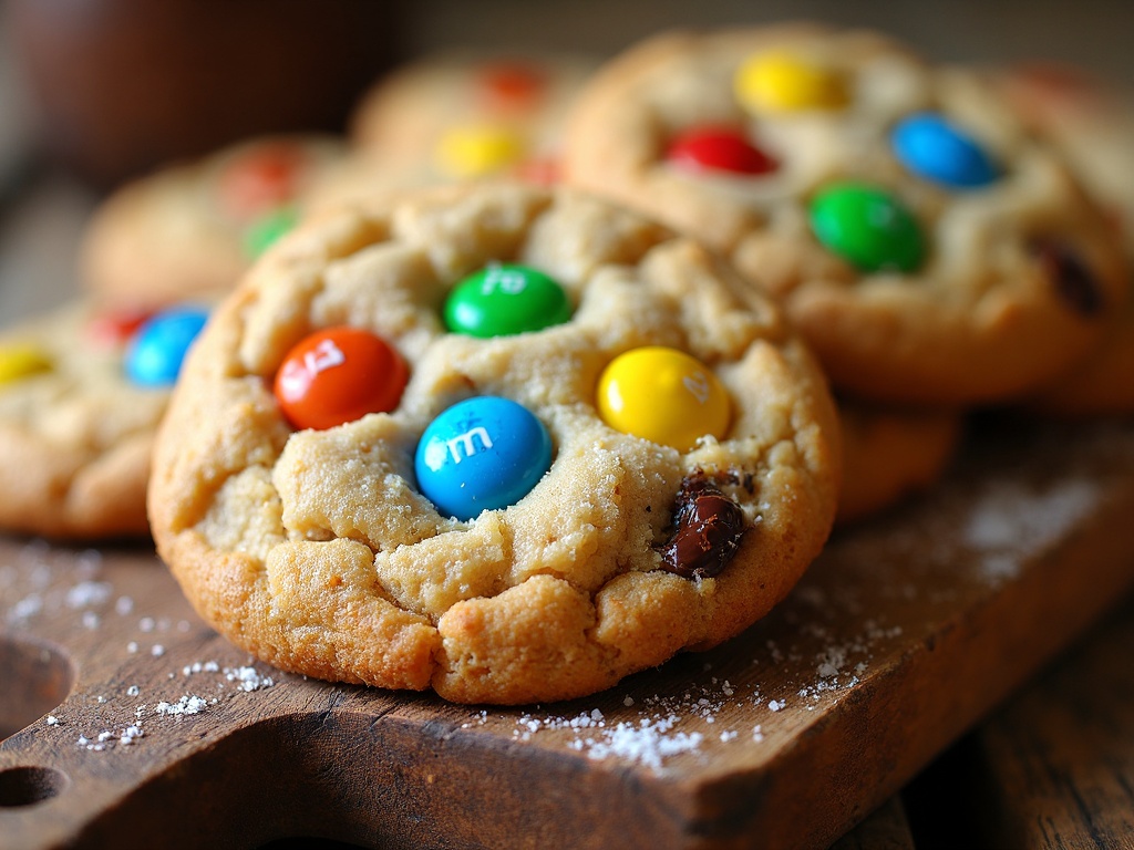 m&m cookies