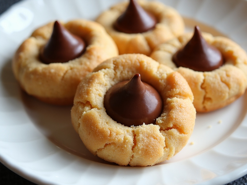 peanut butter blossom cookies