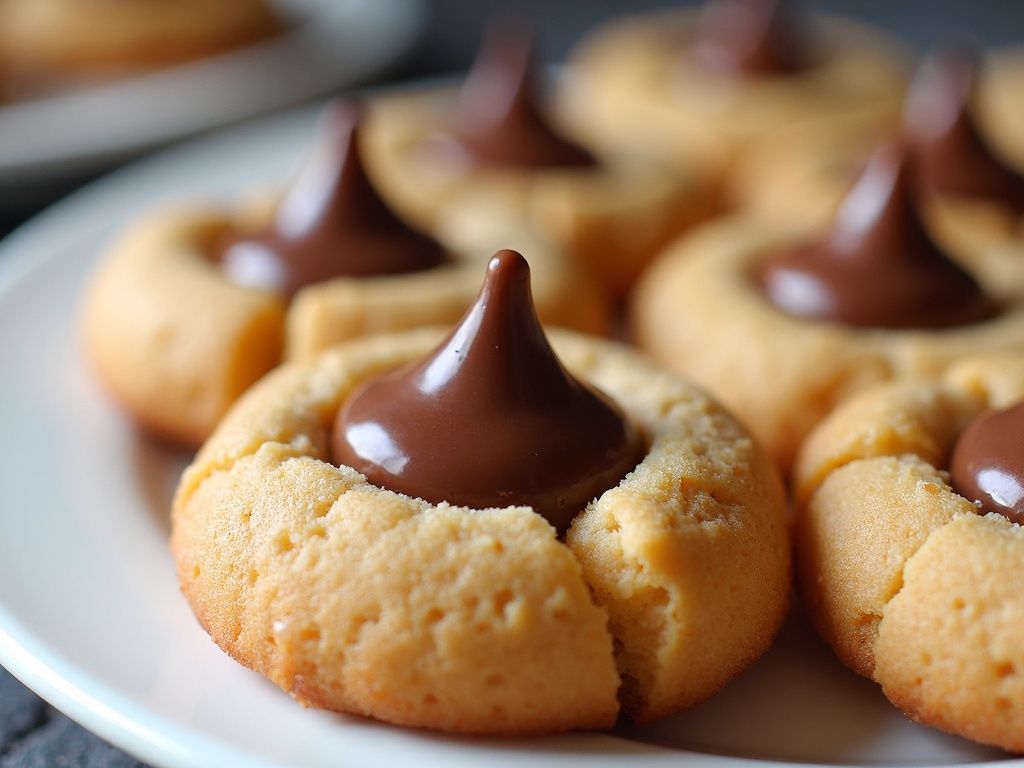 peanut butter blossom cookies