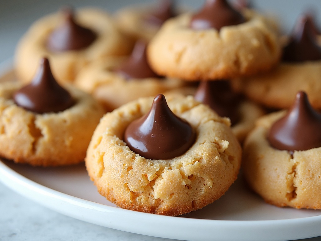 peanut butter blossom cookies